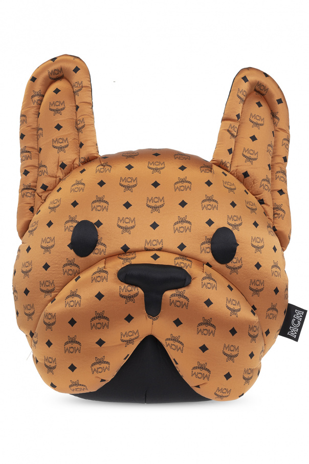 Brown M Pup pillow MCM IetpShops Japan